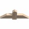 Ekena Millwork Eugene Smooth Timber Gable Bracket, Douglas Fir, 36"W x 12"H x 3 1/2"D x 5 1/2"F, 8/12 Pitch GBW036X12X0406EUG00SDF - alternate 4